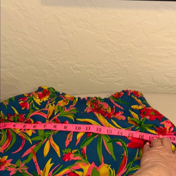 J.CREW Cotton/Linen Pink Blue Red Yellow & Green Floral Print Mini Skirt Sz 2💐🌺🌷 - Picture 14 of 16